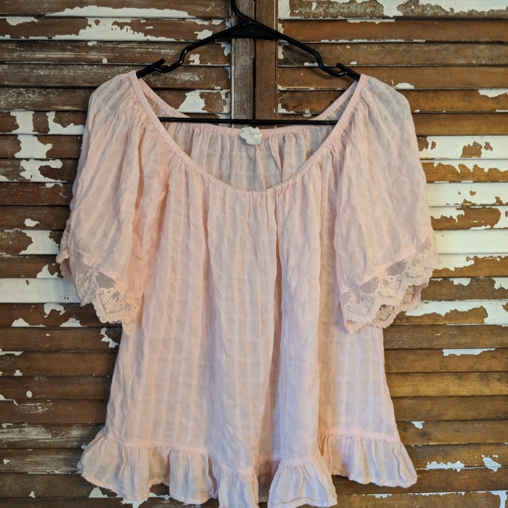 Pink top